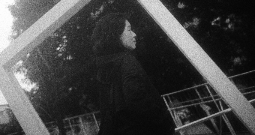 Logo on colored background